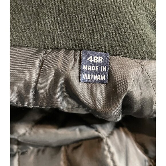 Chaps Microfiber Black Jacket With Removable Quilted Lining Men's Size 48R - Picture 7 of 9